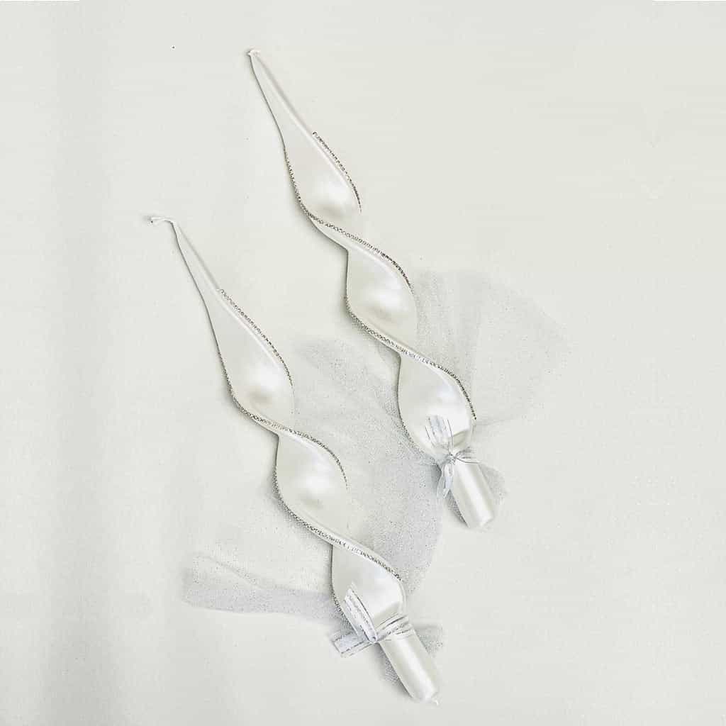 White Sparkling Candles