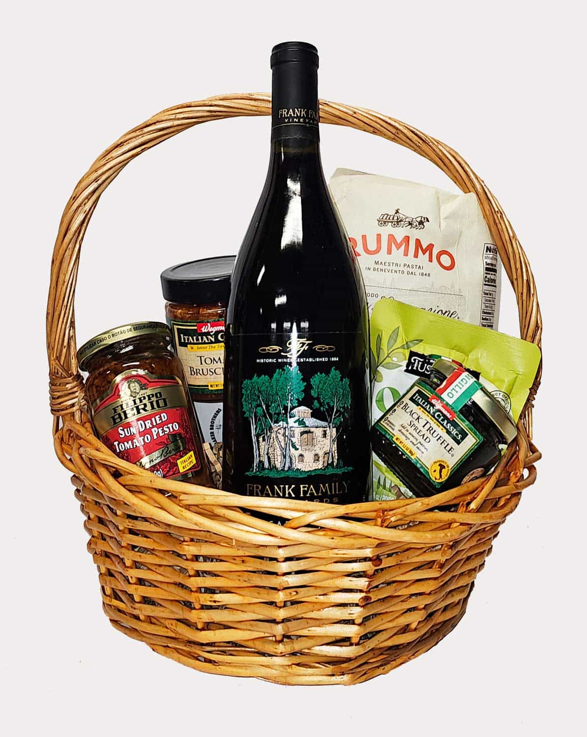 Frank Family Pinot Noir Wicker Gift Basket
