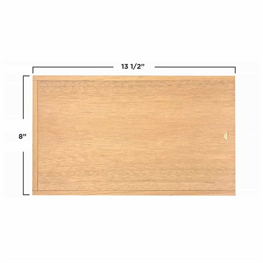 Double Champagne Wooden Box (Engravable)