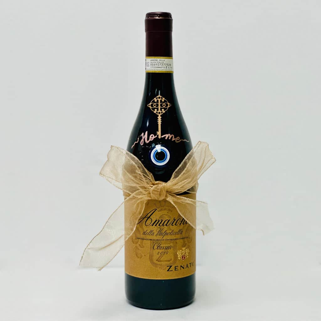 Hand-Painted Zenato Amarone della Valpolicella Wine