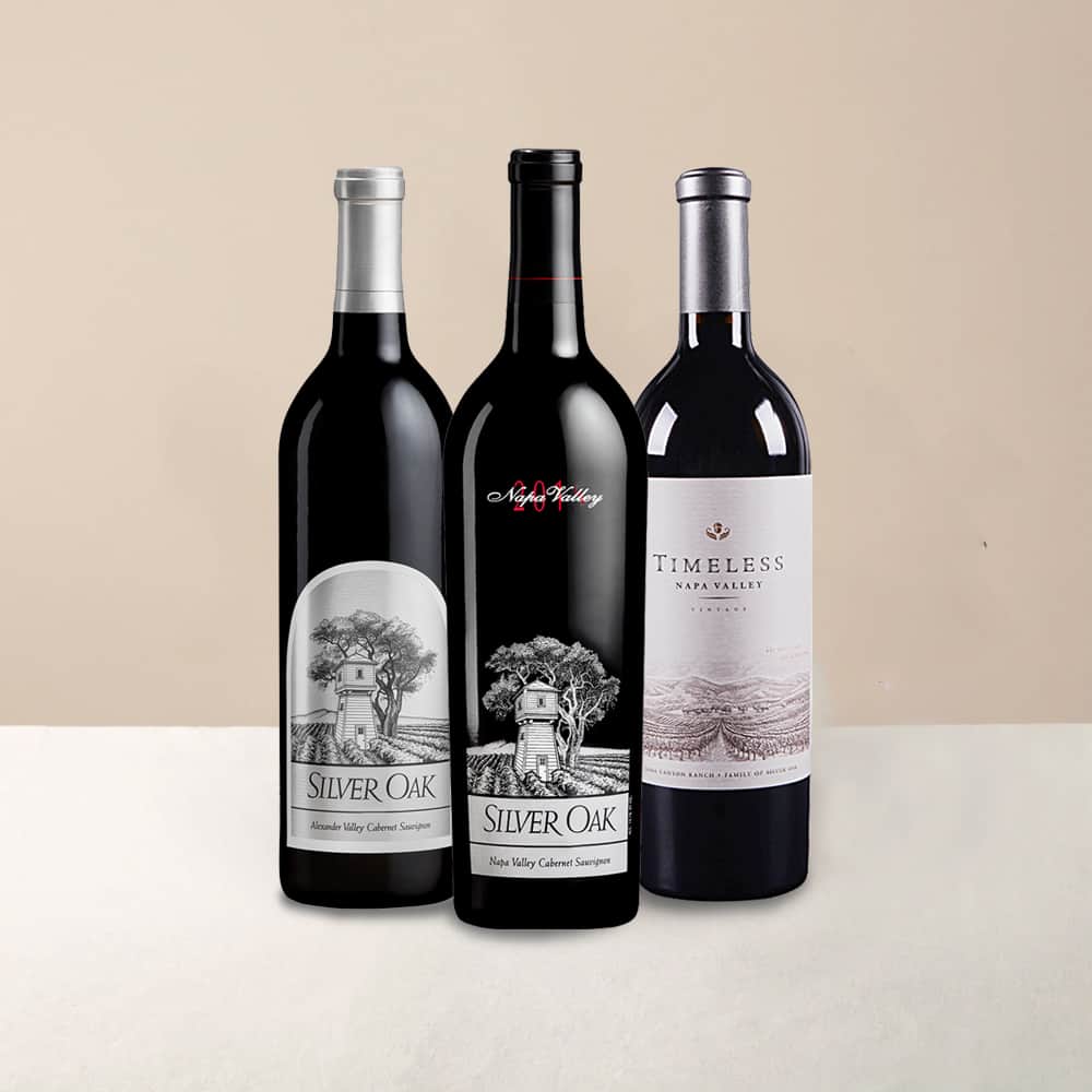Silver Oak Assorted 3 Bottle Gift Set