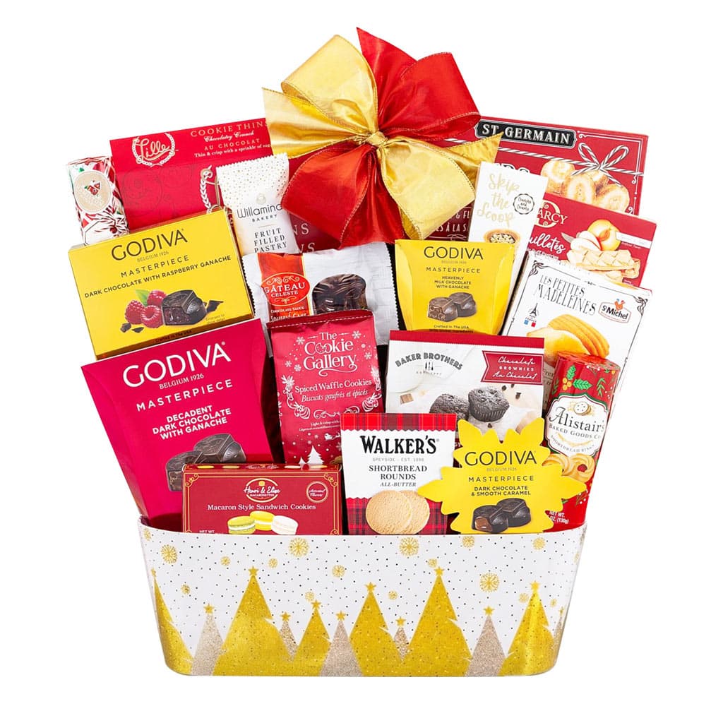 Godiva Chocolate Holiday Gift Basket — 1