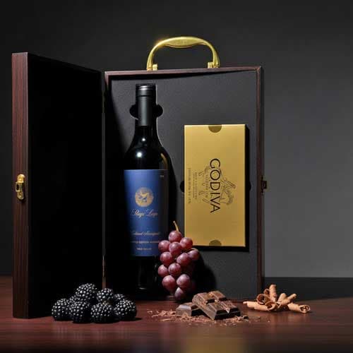 Stags' Leap Reserve Cabernet And Godiva Chocolate Gift Box — 2
