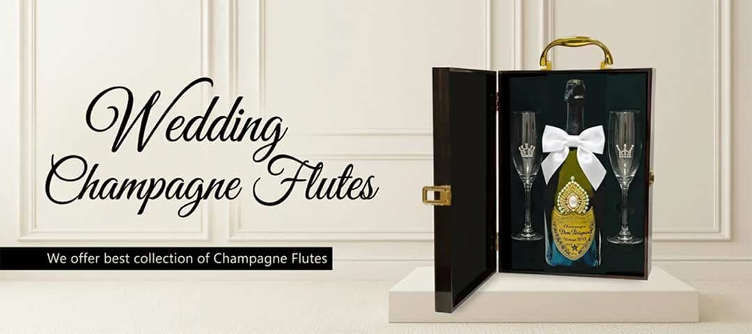 Wedding champagne flutes