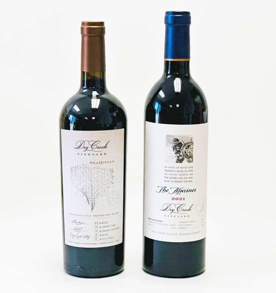 Dry Creek Vineyard The Mariner 2021 & SeaQuelle 2021 Duo Wine Set — 4