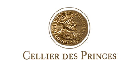 Chateauneuf du Pape Domaine Les Escondudes French Wine & Hickory Farms Cheese Basket logo