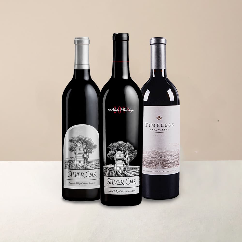 Silver Oak Assorted 3 Bottle Gift Set