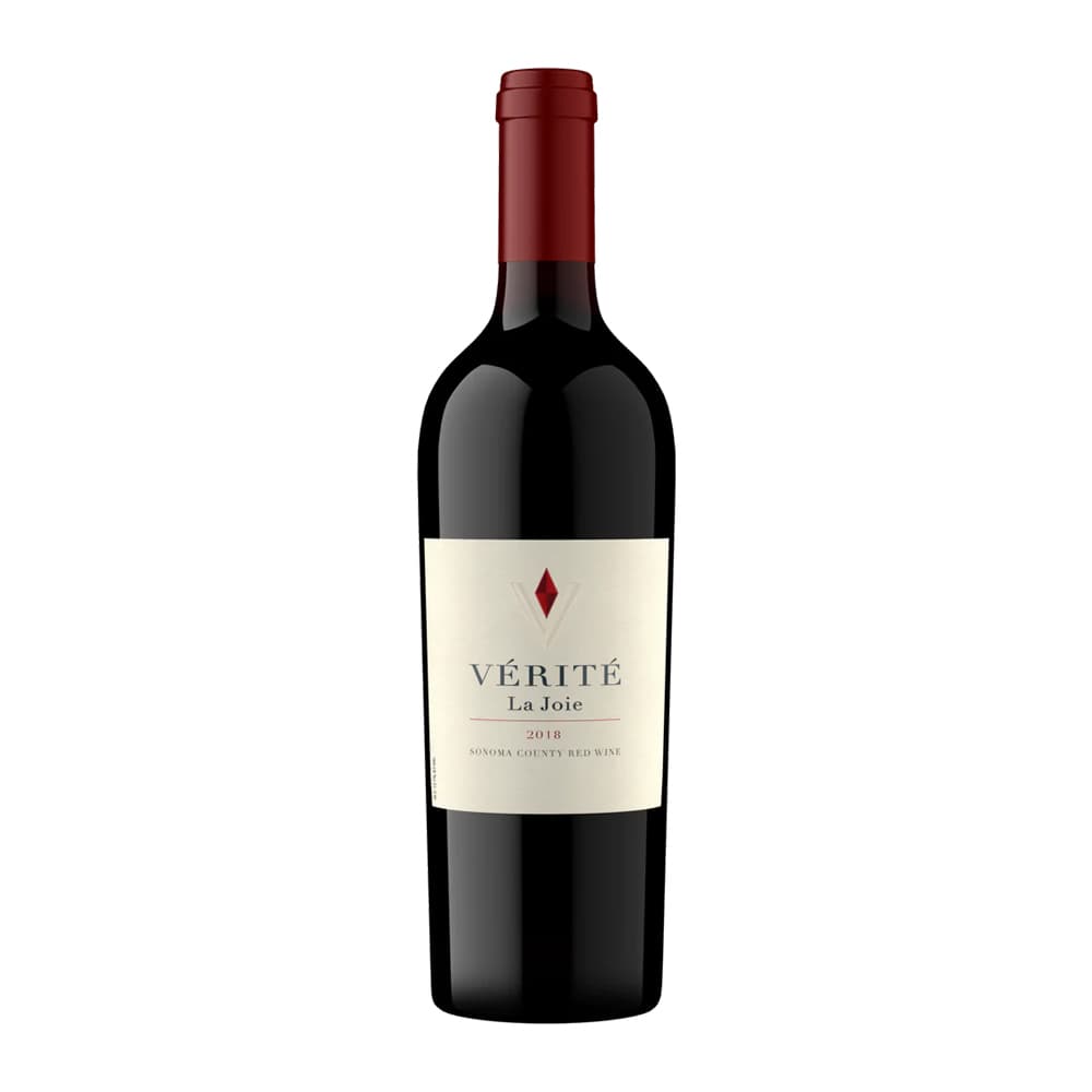 Verite Cabernet La Joie 2018 and Tiffany Red Wine Glasses Gift Set — 3