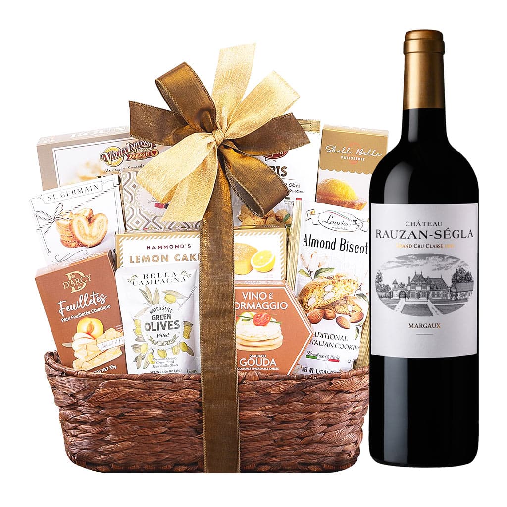 Château Rauzan-Ségla Margaux Grand Cru Classé And Bon Appétit Gourmet Gift Basket
