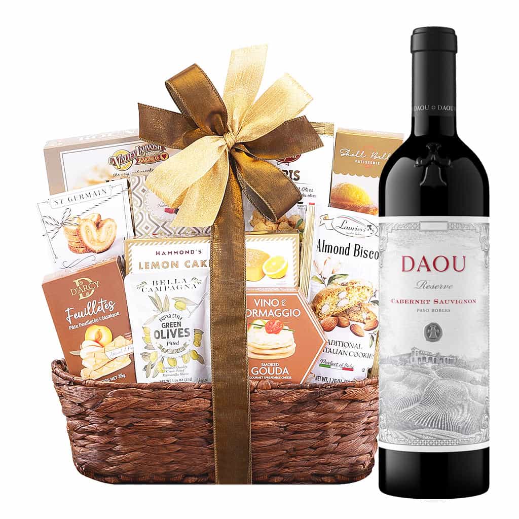 Daou Reserve Cabernet Sauvignon Bon Appetit Gourmet Gift Basket