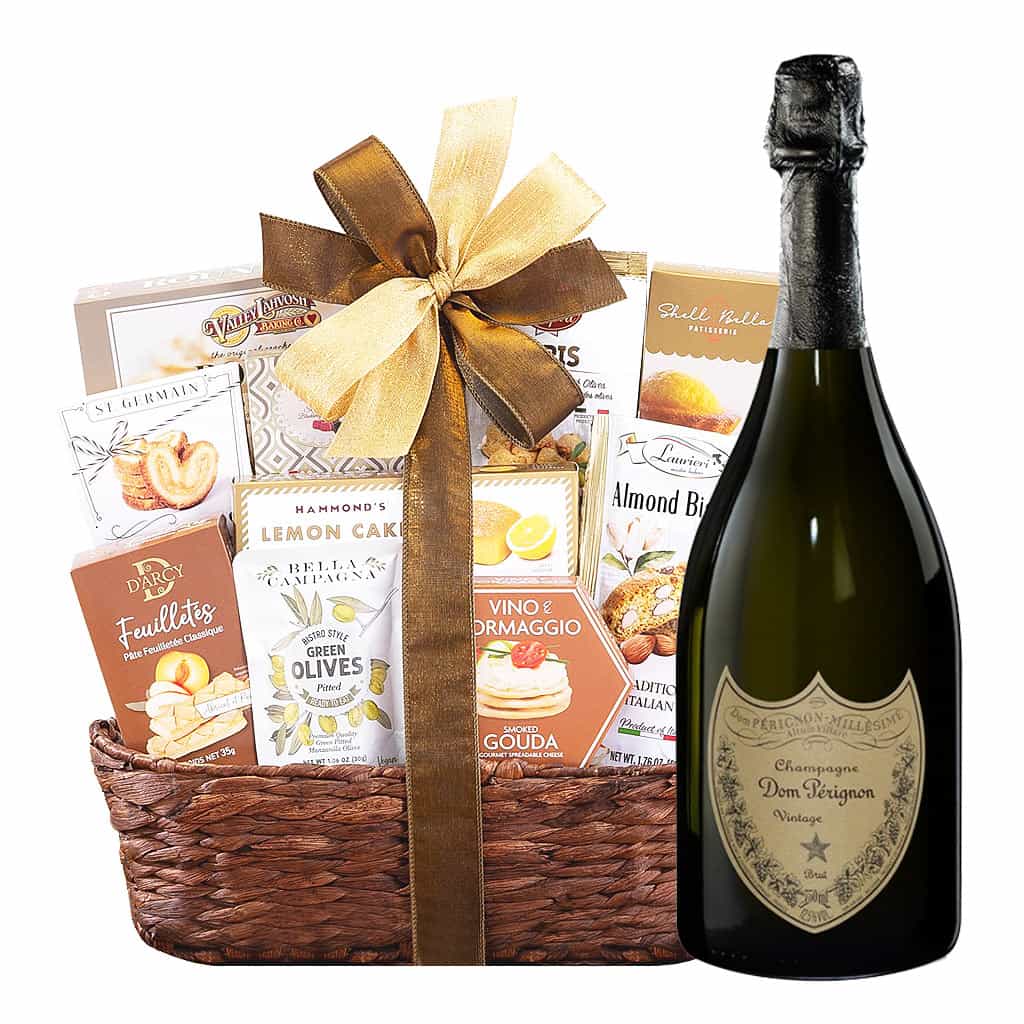 Dom Perignon Brut Champagne Gift Basket