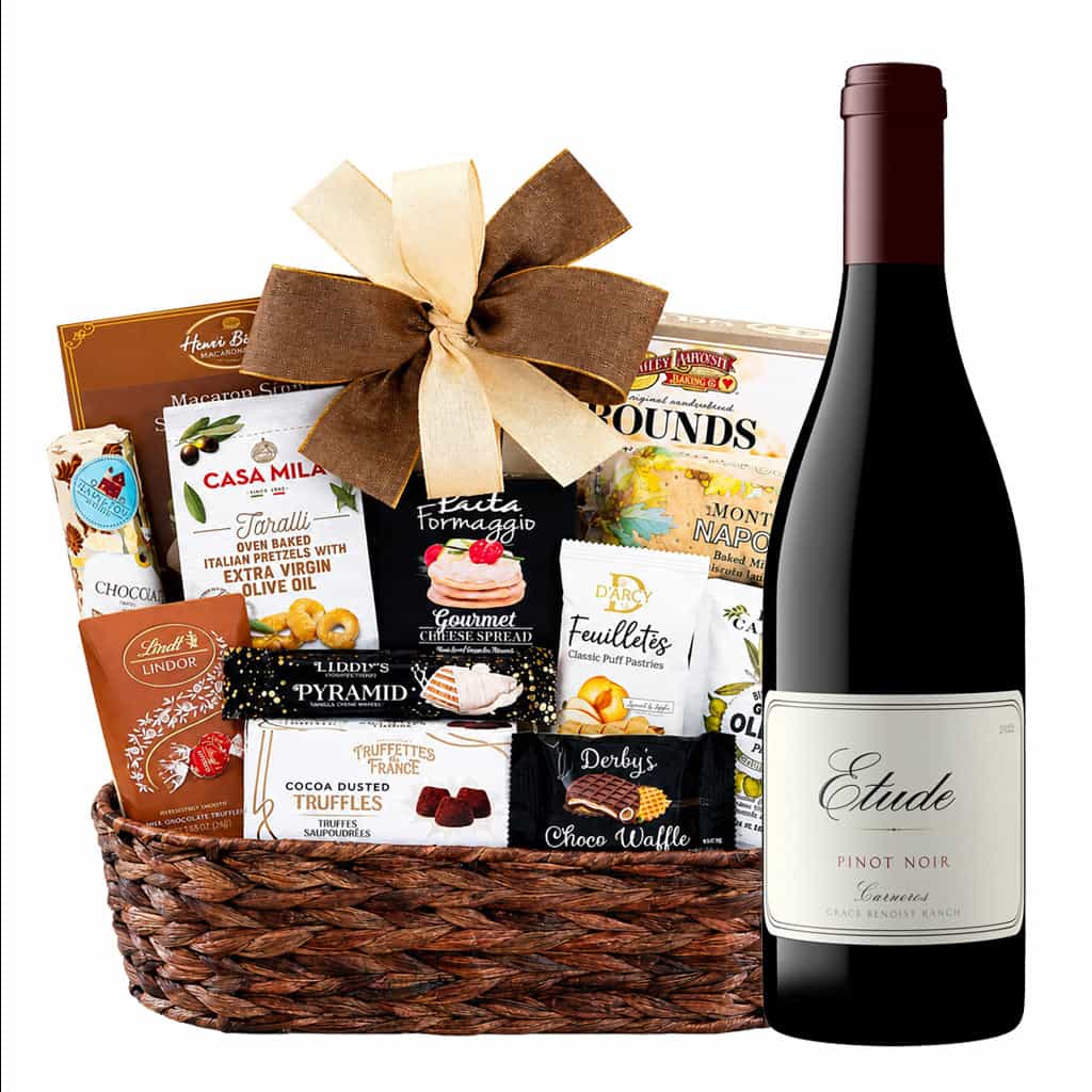Etude Pinot Noir And Bon Appetit Gift Basket