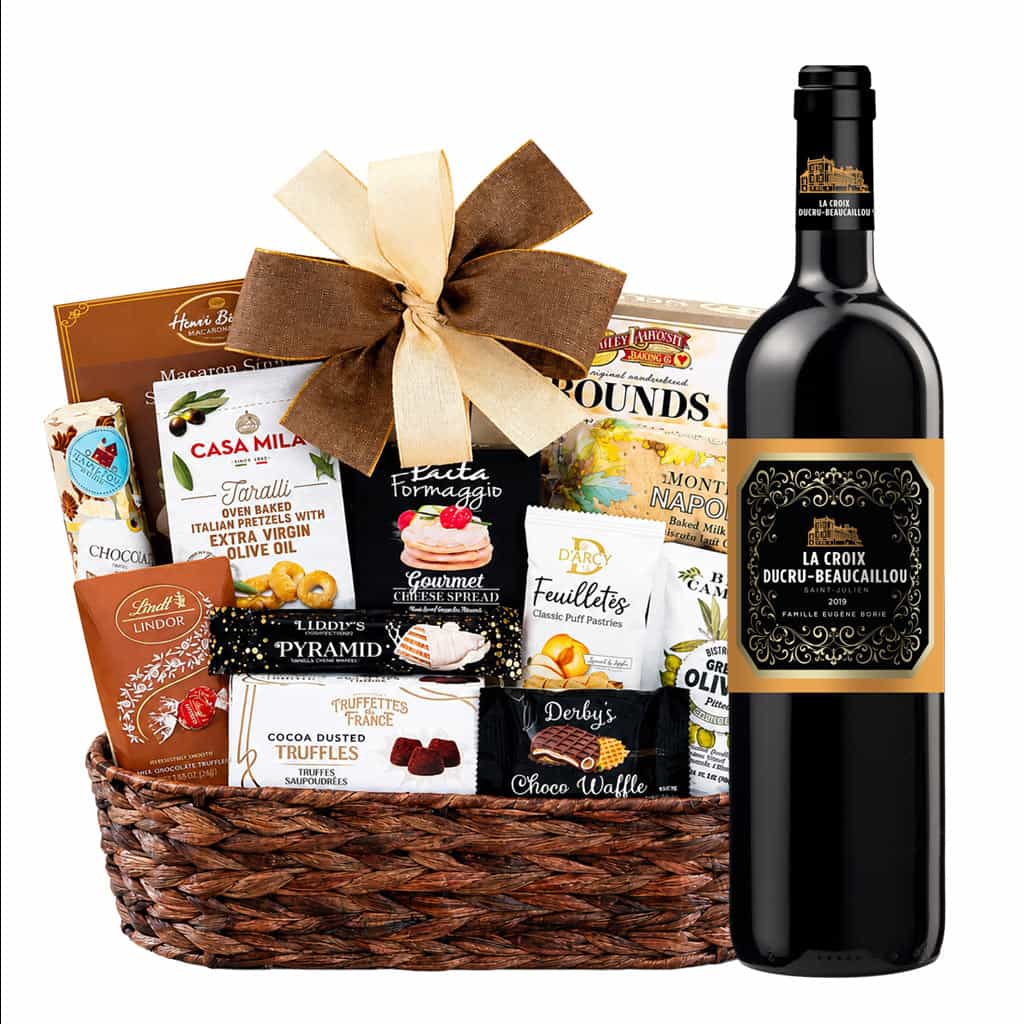 La Croix Ducru Beaucaillou Wine And Bon Appetit Gift Basket