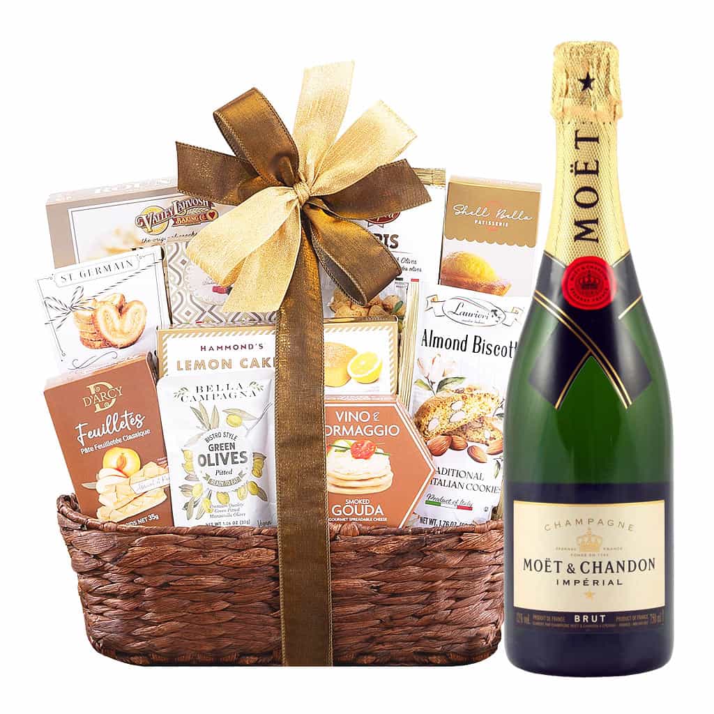 Moet & Chandon Imperial Brut Champagne And Gourmet Basket