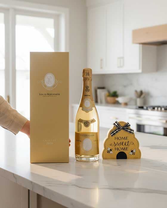 Louis Roederer Cristal Champagne Housewarming Gift Set
