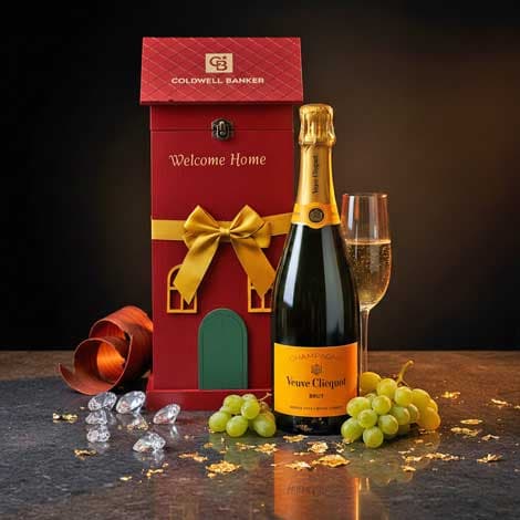 Veuve Clicquot Champagne Housewarming gift Box