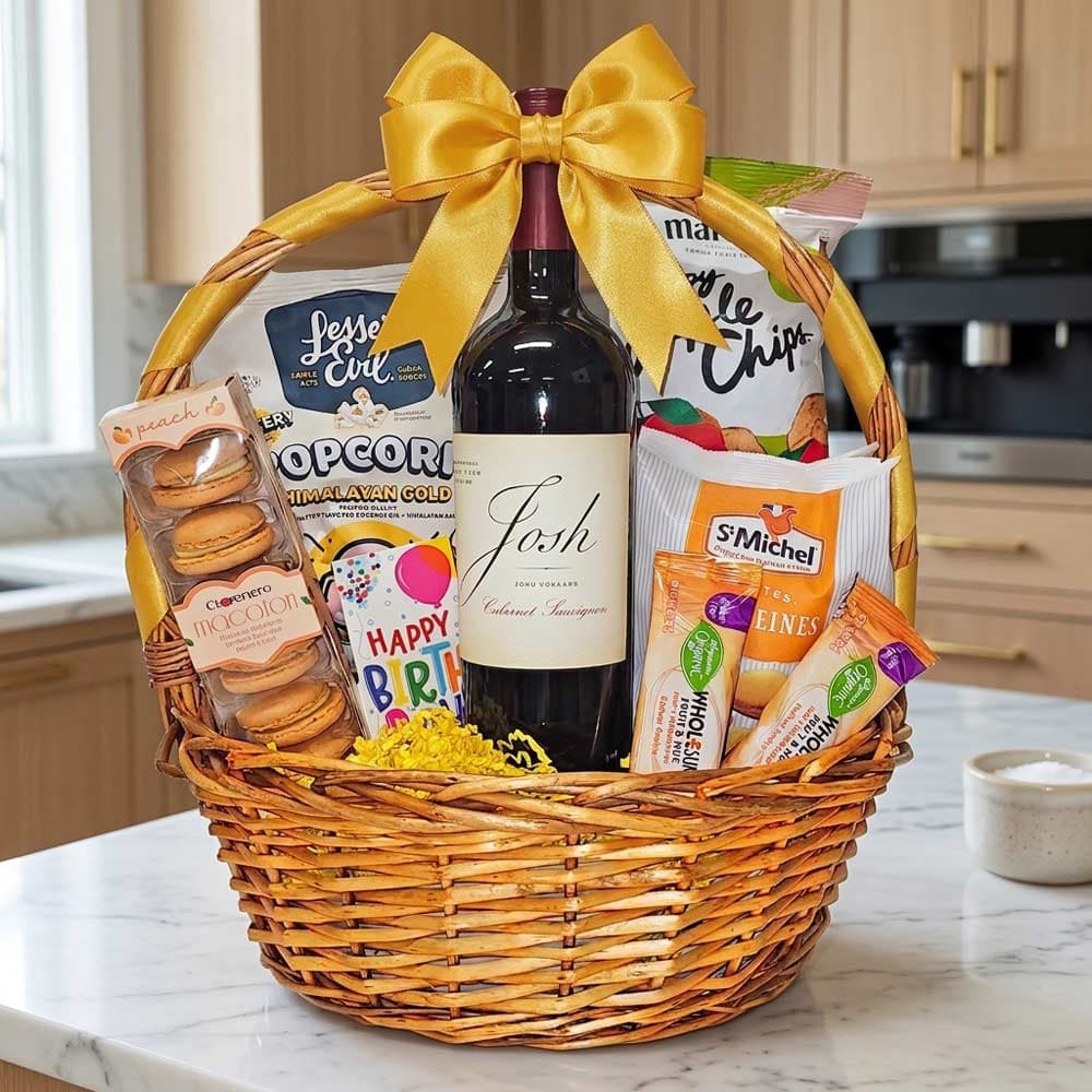 Josh Cellars Cabernet Sauvignon Birthday Wine Gift Basket