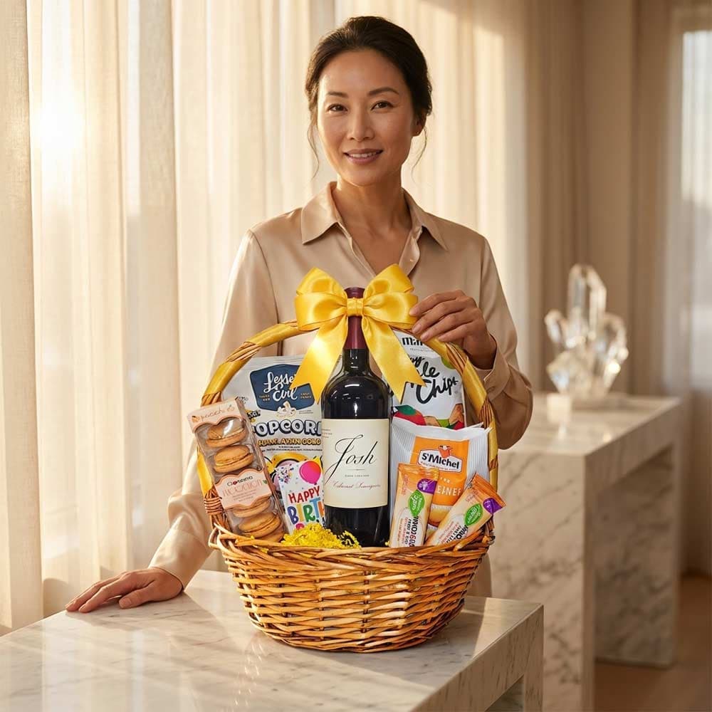 Josh Cellars Cabernet Sauvignon Birthday Wine Gift Basket