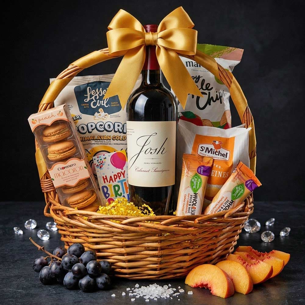 Josh Cellars Cabernet Sauvignon Birthday Wine Gift Basket