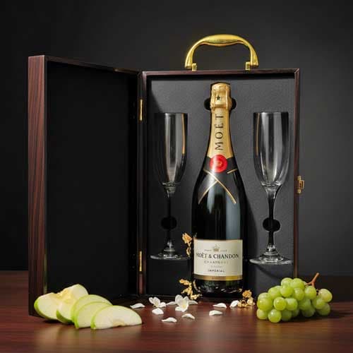 Moët & Chandon Champagne And Flutes Gift Set
