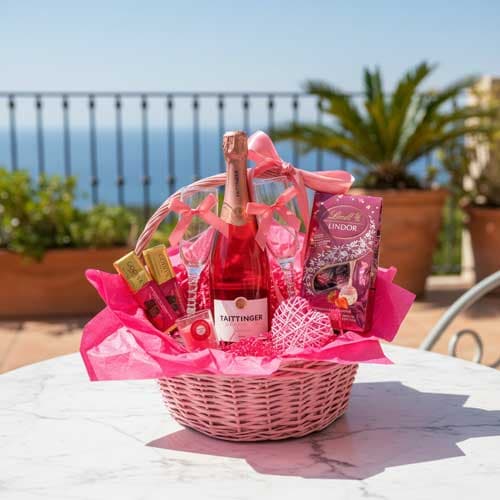 Pink Wedding Luxury Gift Basket