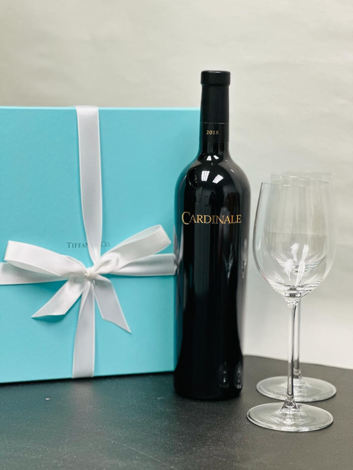 Cardinale Napa Valley Cabernet Sauvignon & Tiffany Red Wine Glasses Set