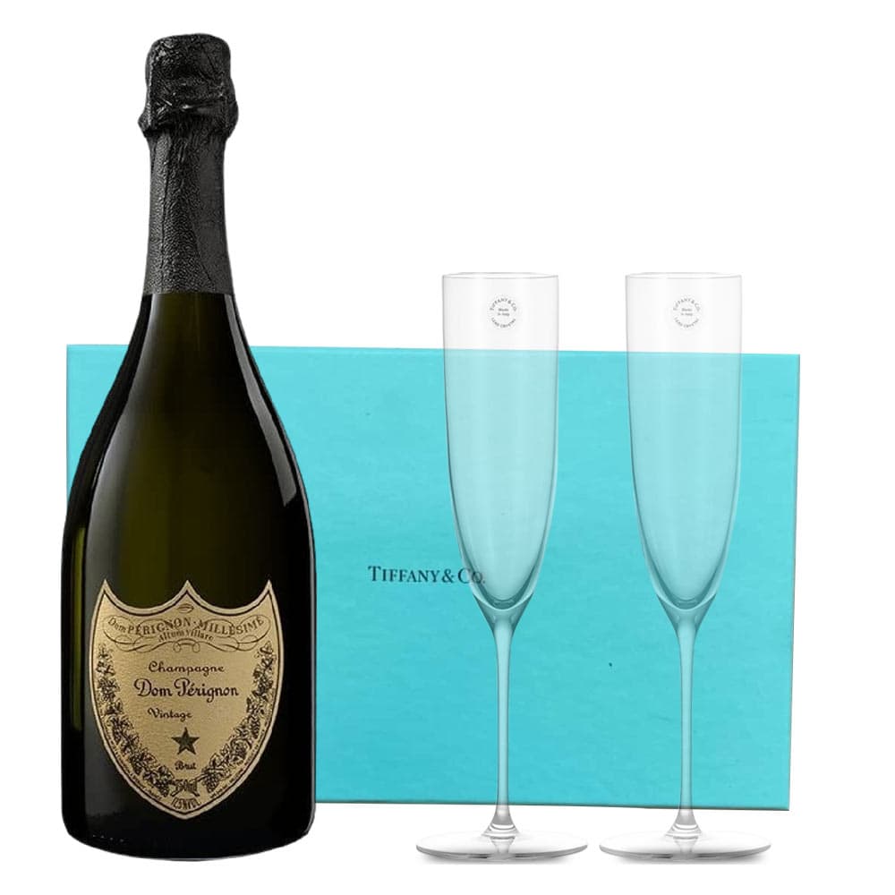 Dom Perignon Brut And Tiffany Champagne Flute Set