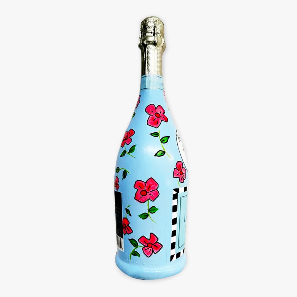 Hand-Painted La Marca Bottles