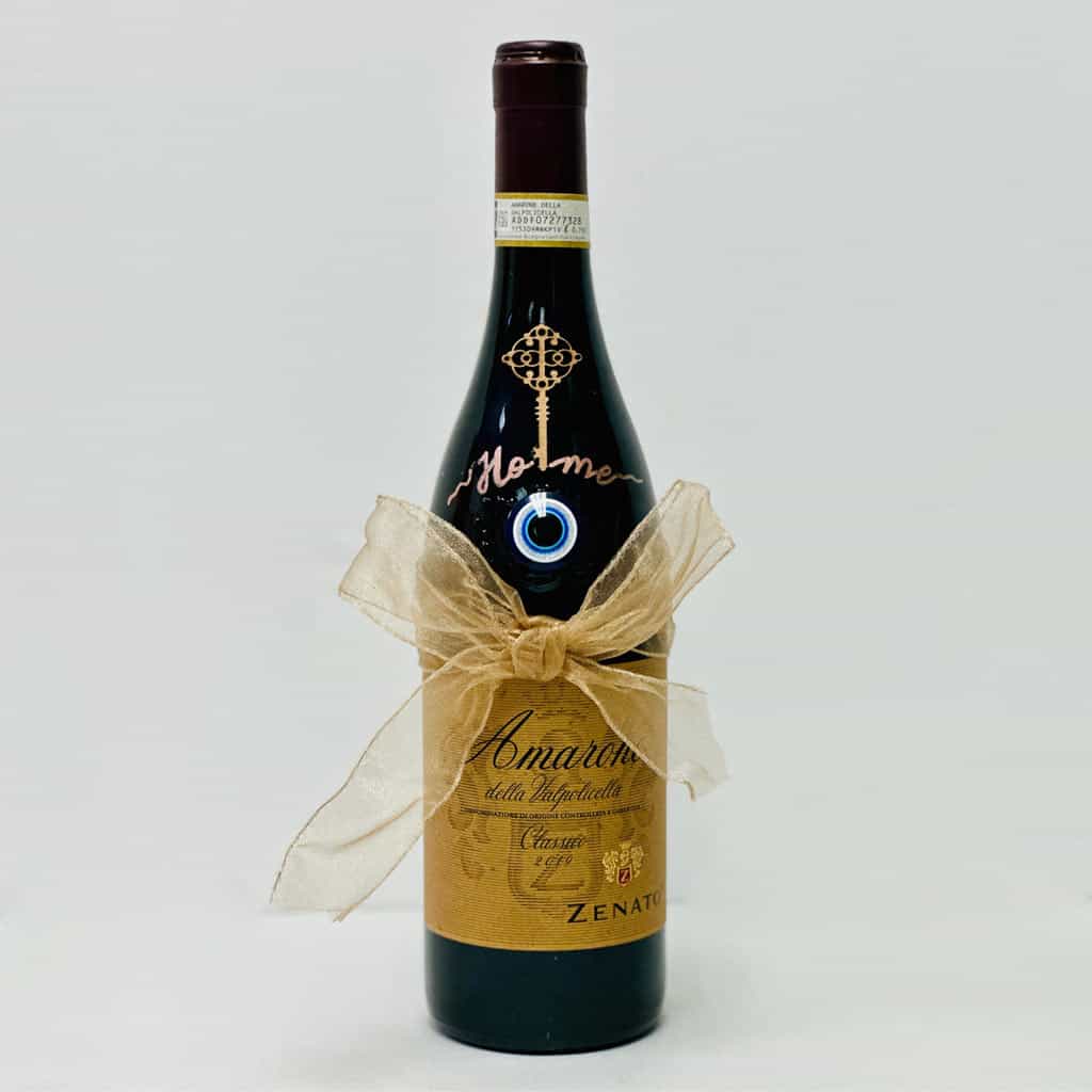 Hand-Painted Zenato Amarone della Valpolicella Wine