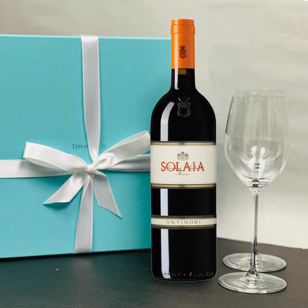 Antinori Solaia And Tiffany Wine Glasses Set