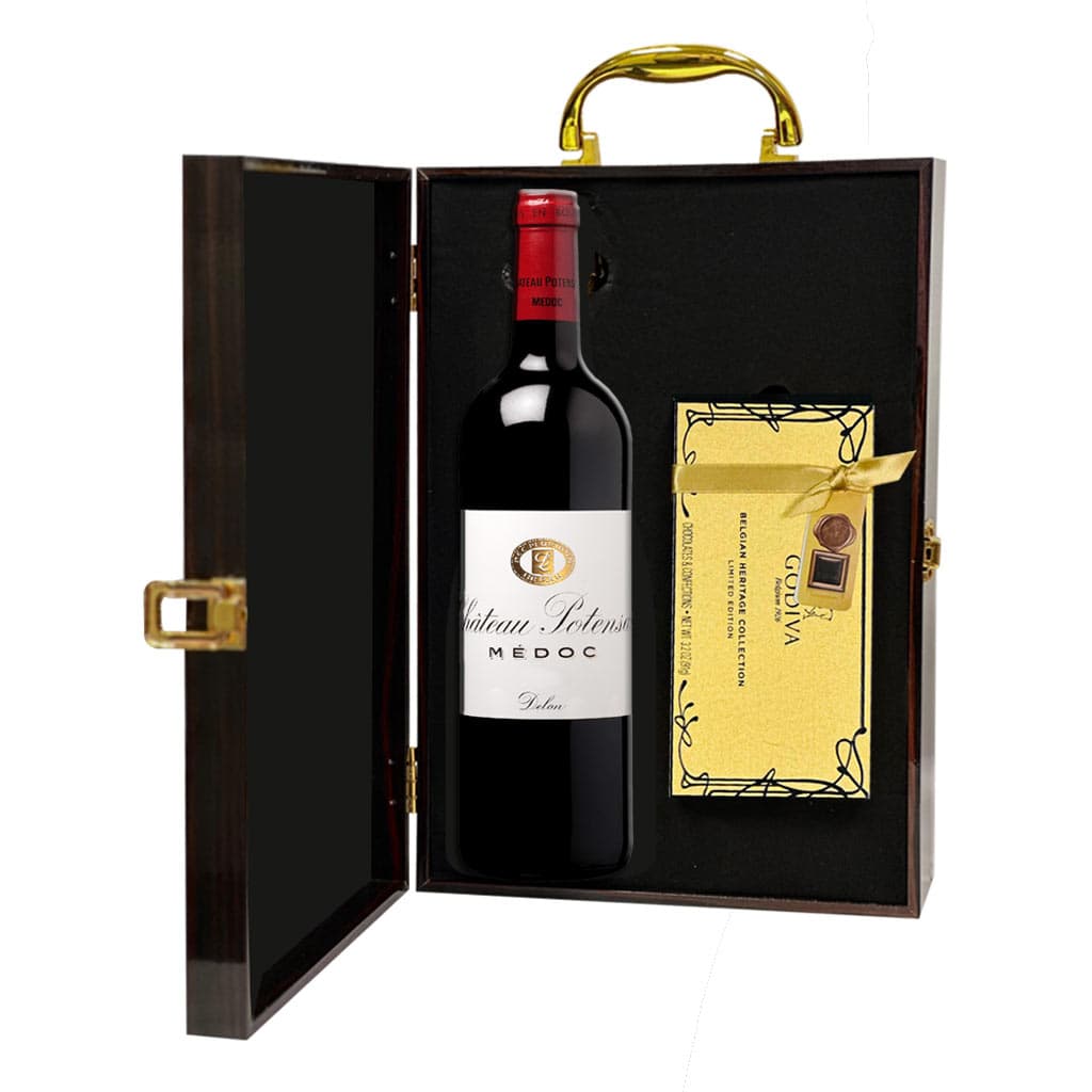 Chateau Potensac Médoc French Wine Gift Set