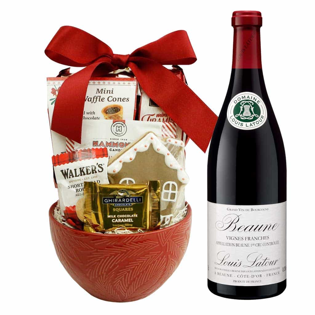 Aloxe Corton 1er Cru Les Chaillots Wine Gift Basket