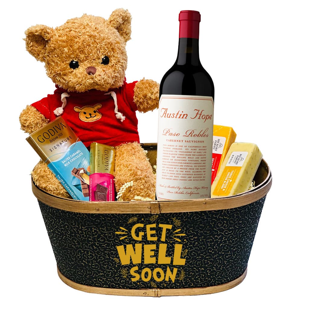 Austin Hope Cabernet Get Well Soon Gift Basket