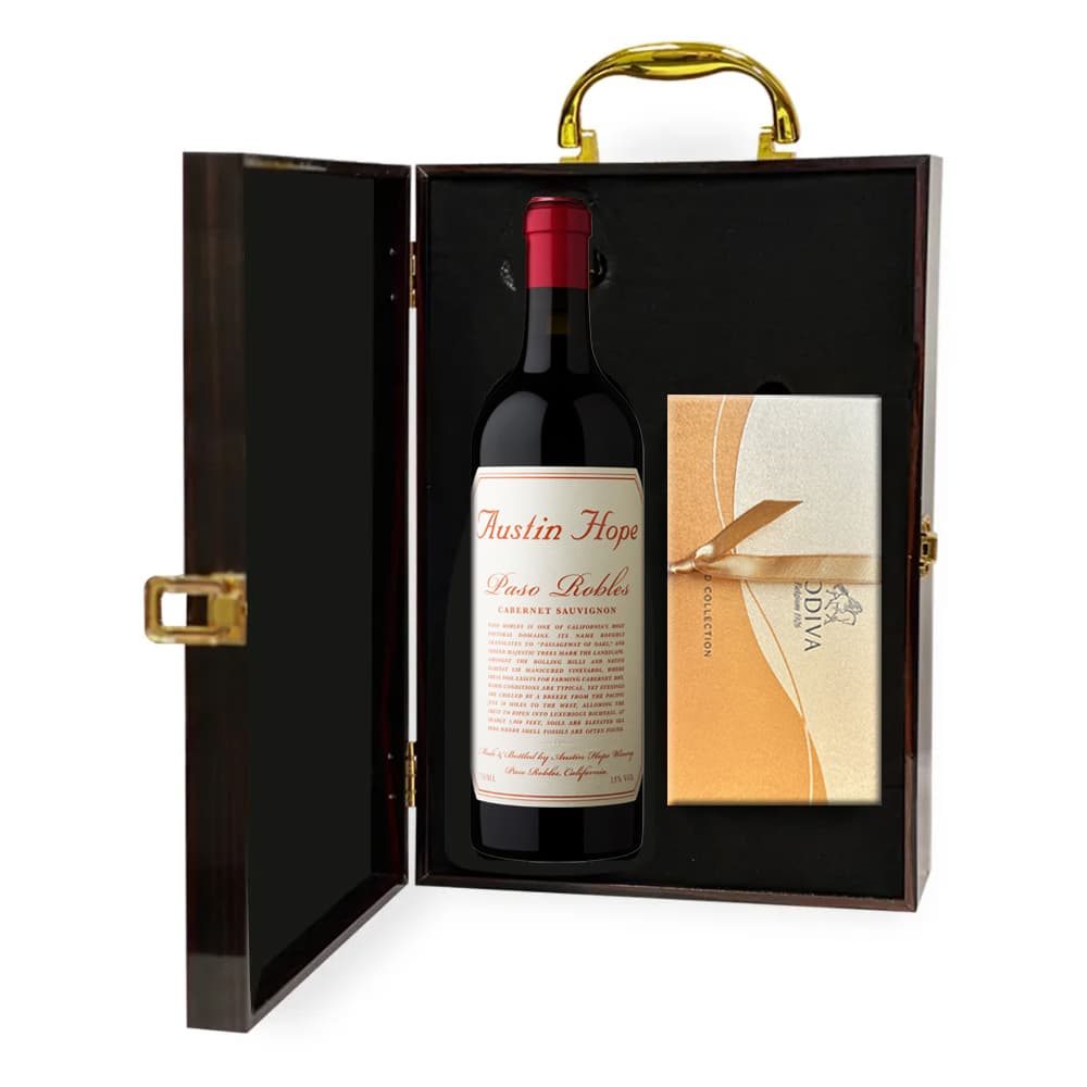 Austin Hope Cabernet Sauvignon Wine And Godiva Gift