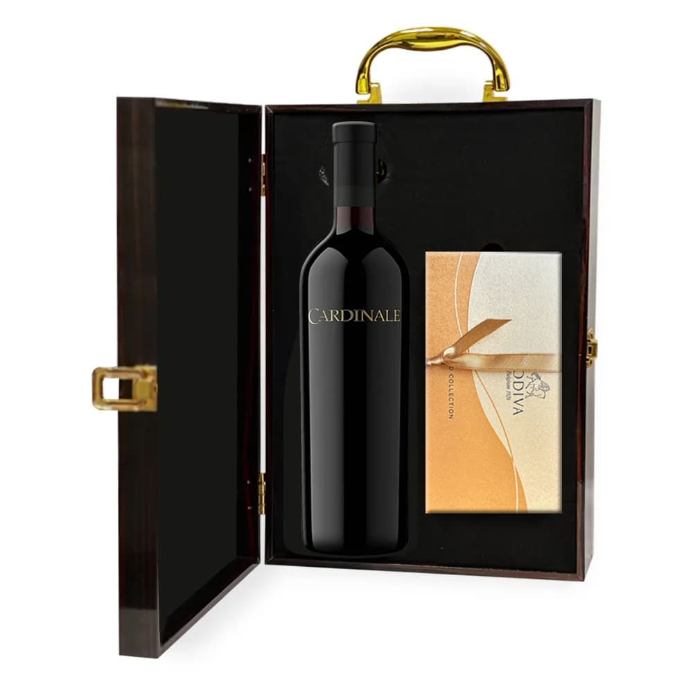 Cardinale Napa Valley Wine & Godiva 8 Pc Chocolate Gift
