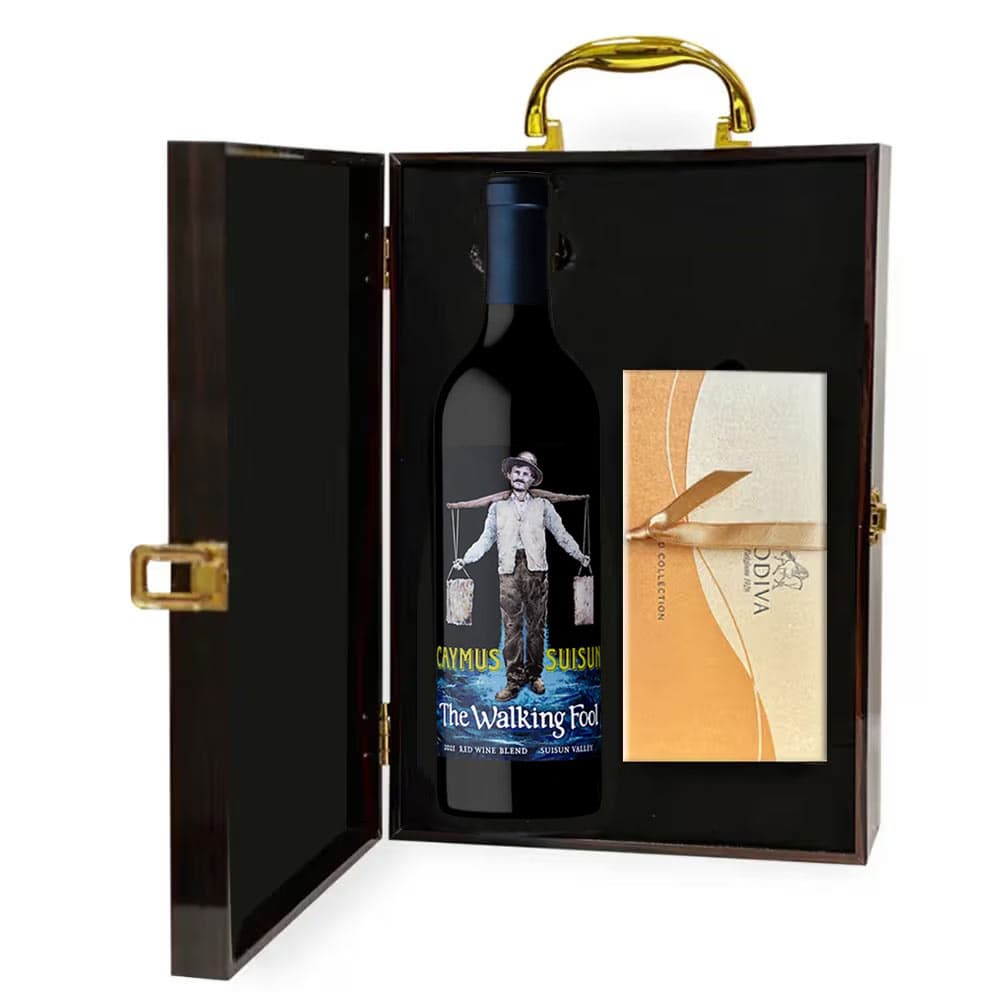 Caymus Suisun The Walking Fool Red Blend Wine Gift Box