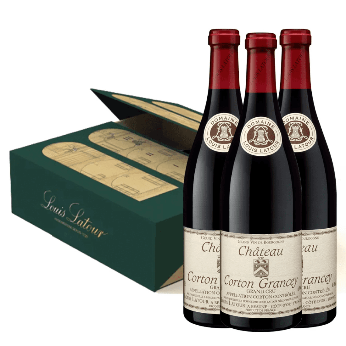 Château Corton Grancey Grand Cru Three Vintages Gift Set