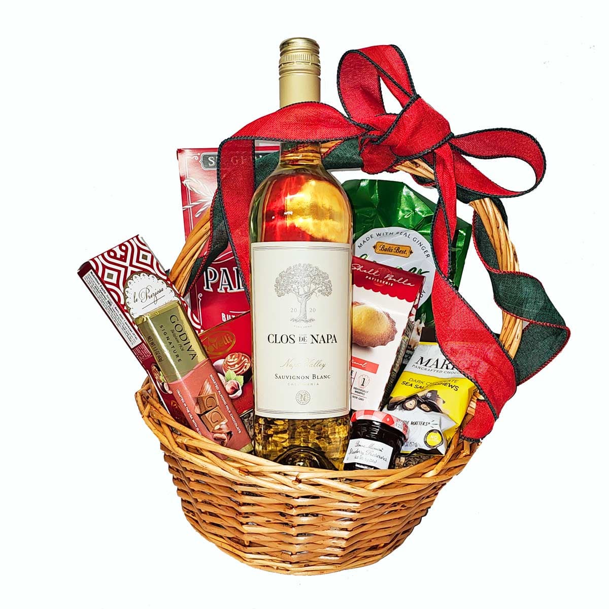 Clos de Napa Sauvignon Blanc Gourmet Wine Gift Basket