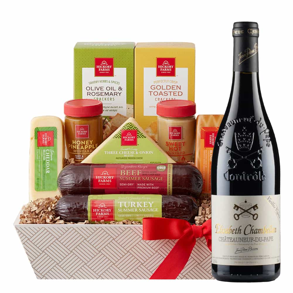 Elisabeth Chambellan Chateauneuf-du-Pape Wine Gift Basket