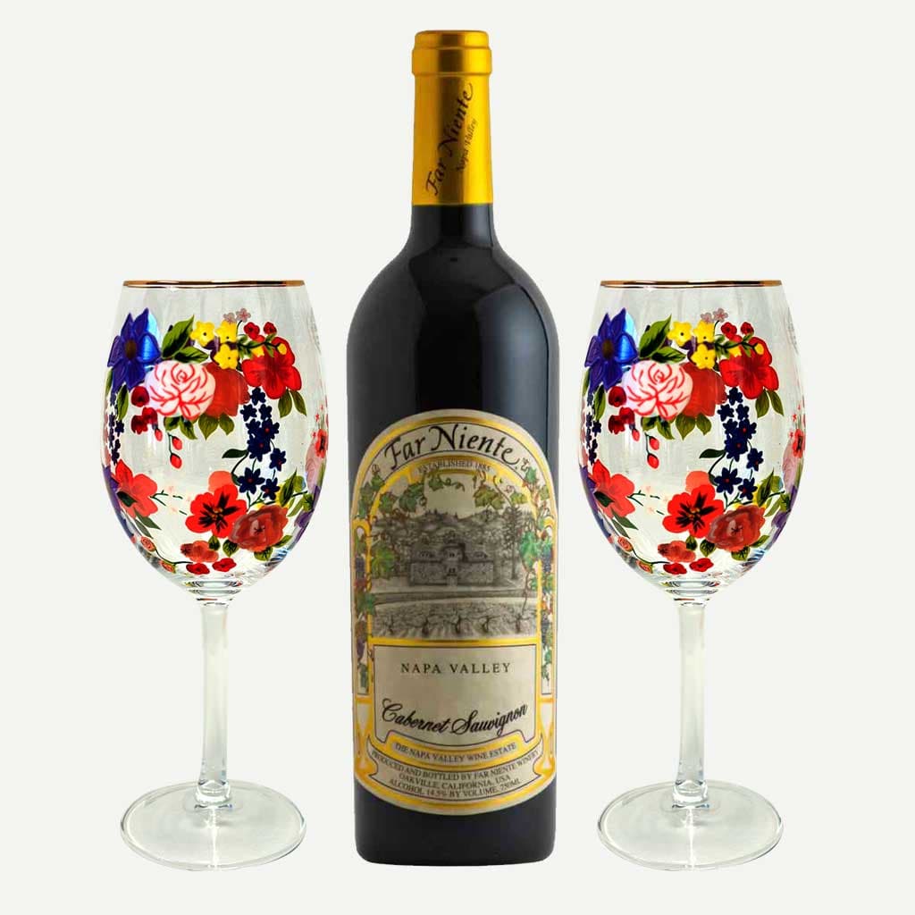 Far Niente Cabernet Sauvignon And Wine Glasses Gift Set