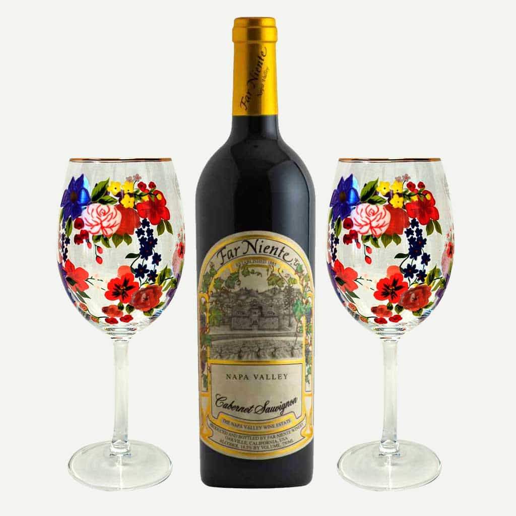 Far Niente Cabernet Sauvignon And Wine Glasses Gift Set