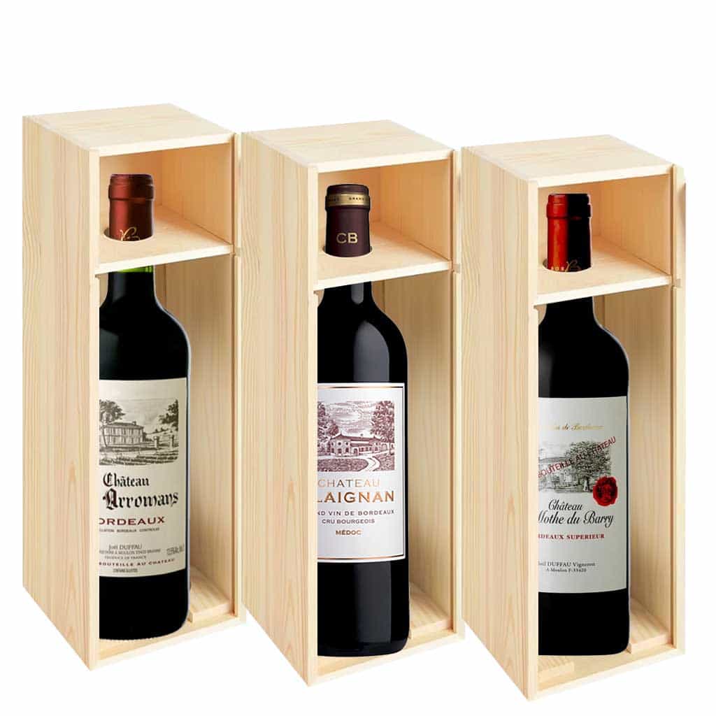 French Red Wine Gift Set (Pack of 3)