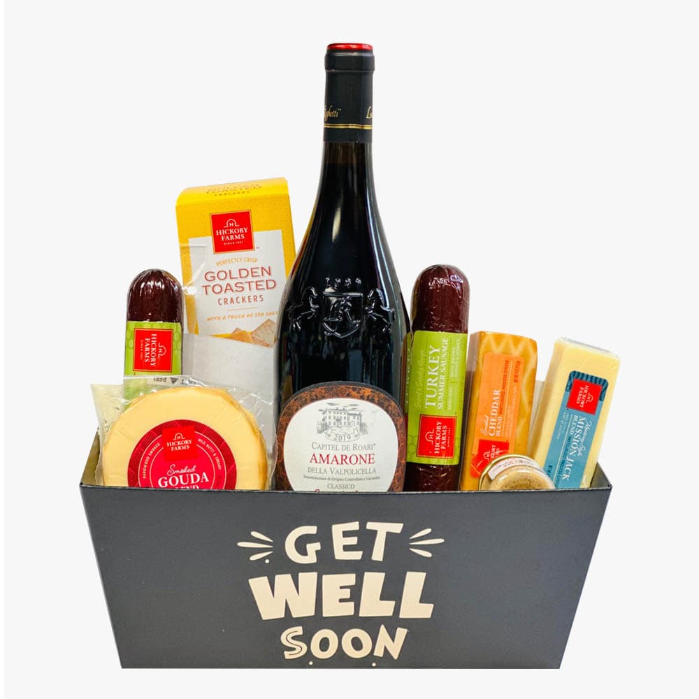 Get Well Soon Amarone Della Valpolicella Classico Wine Gift Basket