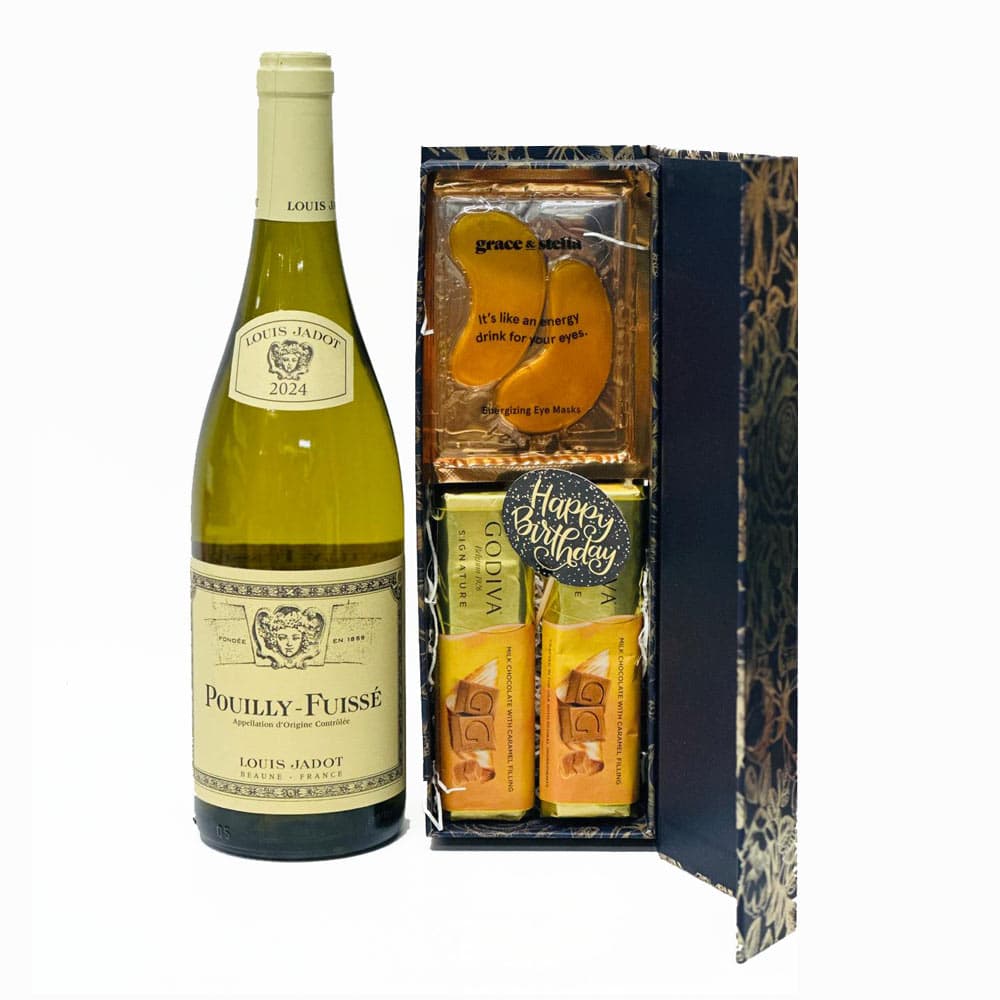 Louis Jadot Pouilly Fuisse Birthday Wine Gift Set