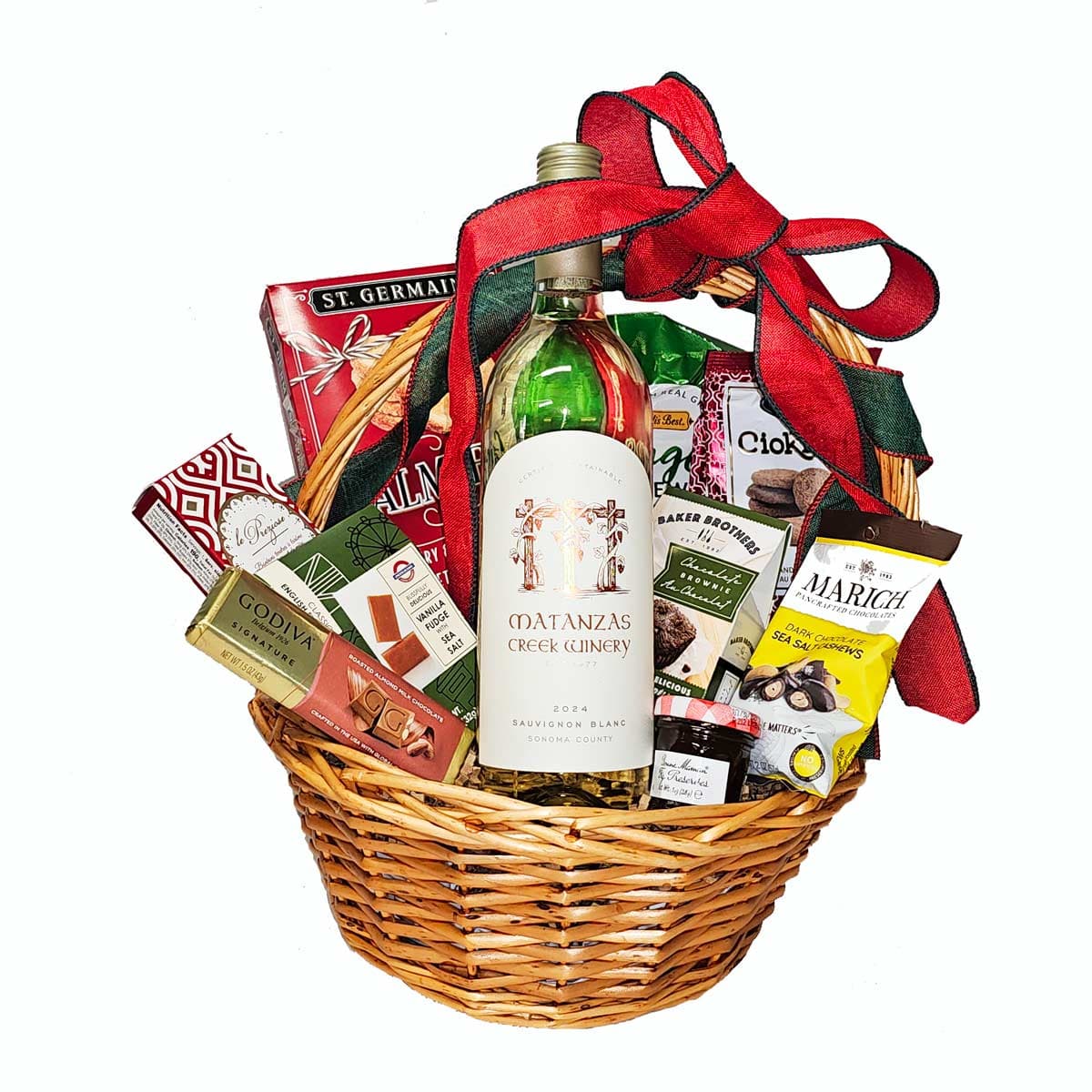 Matanzas Creek Winery Sauvignon Blanc Gourmet Wine Gift Basket