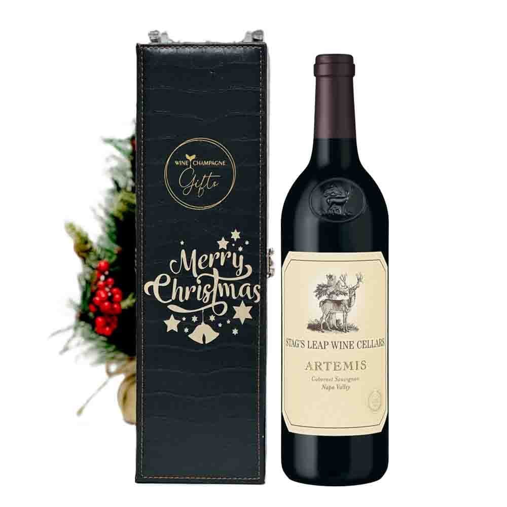 Personalized Stags Leap Artemis Cabernet Wine Box