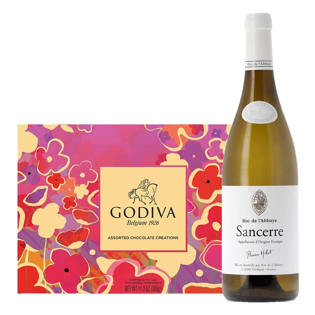 Sancerre Wine And Godiva Chocolate Gift Box