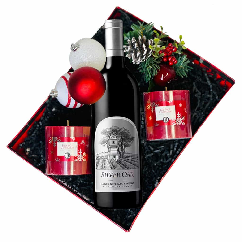 Silver Oak Alexander Valley Christmas Gift Basket