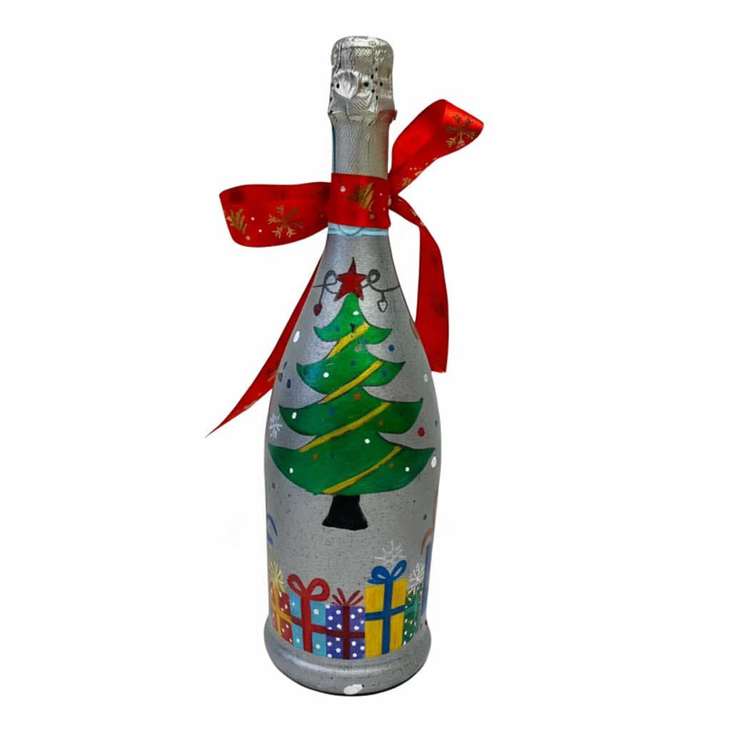 Hand Painted La Marca Prosecco Christmas Edition