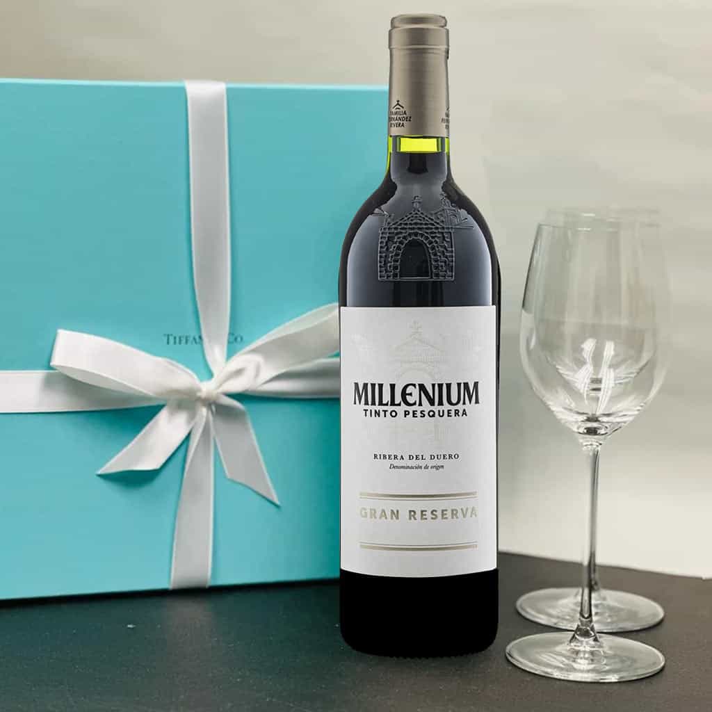 Tinto Pesquera Millenium And Tiffany Wine Glasses Set